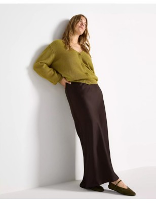 Jupe Maxi en Satin MIRANDA