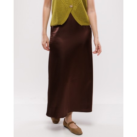 Jupe Maxi en Satin MIRANDA