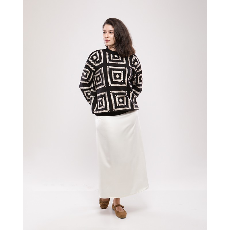 Jupe Maxi en Satin MIRANDA Jupe Maxi en Satin MIRANDA