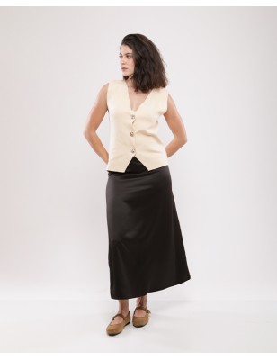 Jupe Maxi en Satin MIRANDA