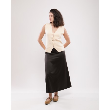 Jupe Maxi en Satin MIRANDA